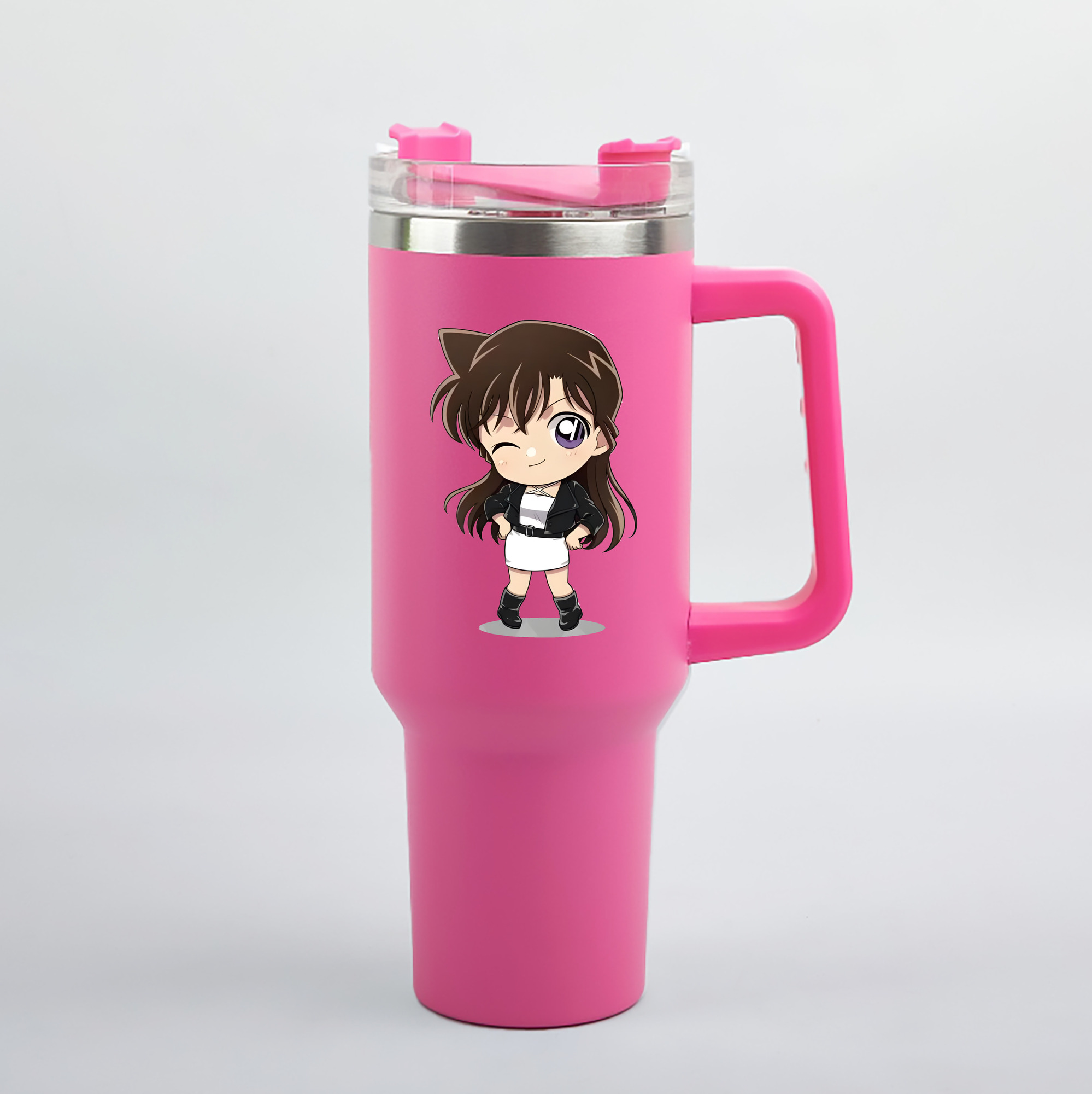 （画像用） 名探偵コナン 毛利 蘭 もうり らん、モーリ ラン Detective Conan Rachel Moore 1200mL車用タンブラー（カラープリント）